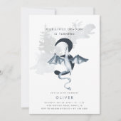 Unsere kleinen Drachenjungen zum 3. Geburtstag Einladung (Vorderseite)