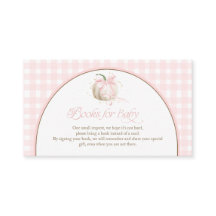 Unsere kleinen Kürbis rosa Gingham-Bücher für Baby