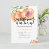 Unsere kleinen Pfirsiche auf der Art und Weise, wi Einladung (Stehend Vorderseite)