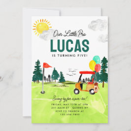 Unsere kleinen Pro Swing Par T Kinder Golf Geburts Einladung