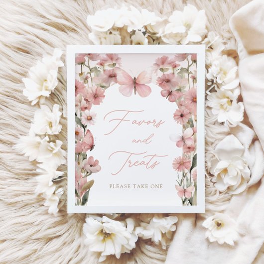 Unsere kleinen Schmetterling-Pink-Girls lieben und Poster