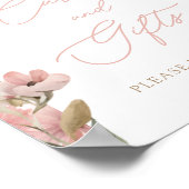 Unsere kleinen Schmetterlingsrosa Girls Karten und Poster (Ecke)