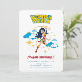 Unsere kleinen Wundermädchen zum Geburtstag Einladung (Stehend Vorderseite)