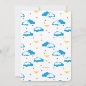 Unsere kleinen Wundermädchen zum Geburtstag Einladung (Rückseite)