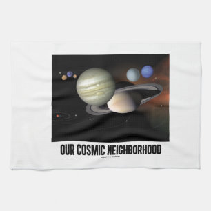 Unsere kosmische Nachbarschaft (Sonnensystem) Handtuch