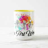 Unsere Kunst-Welt-Tasse Tasse (Zentrum)