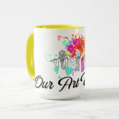 Unsere Kunst-Welt-Tasse Tasse (Vorderseite Links)