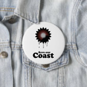 UNSERE KÜSTE gerettet Button (Beispiel)