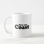 UNSERE KÜSTE gerettet Kaffeetasse (Links)