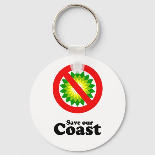 UNSERE KÜSTE gerettet Schlüsselanhänger (Vorderseite)