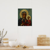 Unsere Lady Czestochowa Black Maddona Jungfrau Mar Poster (Küche)