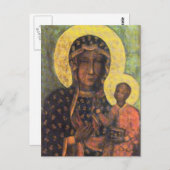 Unsere Lady Czestochowa Postkarten (Vorne/Hinten)