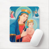 Unsere Lady der ewigen Hilfe für Katholiken Mousepad (Mit Mouse)