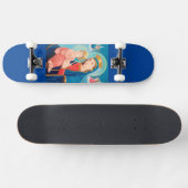 Unsere Lady der ewigen Hilfe für Katholiken Skateboard (Horizontal)