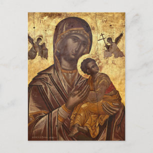 Unsere Lady der Passion Orthodox Christlich Icon Postkarte