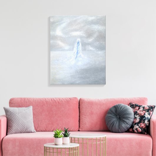 Unsere Lady der Schnee Leinwanddruck (Insitu (Wohnzimmer))