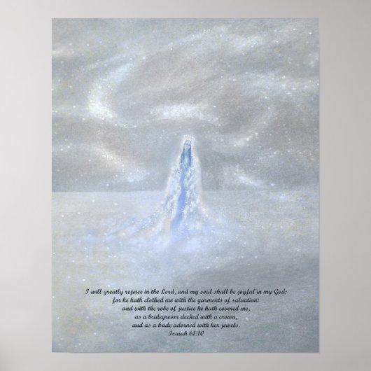 Unsere Lady der Schnee mit der Schrift Poster (Vorne)