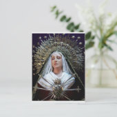 Unsere Lady der Sorgen Postkarte (Stehend Vorderseite)