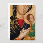 Unsere Lady der ständigen Hilfe Einladung (Vorne/Hinten)