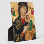 Unsere Lady der ständigen Hilfe Icon Jungfrau Mary Fotoplatte (Seite)