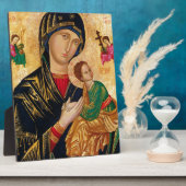 Unsere Lady der ständigen Hilfe Icon Jungfrau Mary Fotoplatte (Seite)