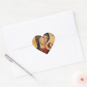 Unsere Lady der ständigen Hilfe Icon Jungfrau Mary Herz-Aufkleber (Umschlag)