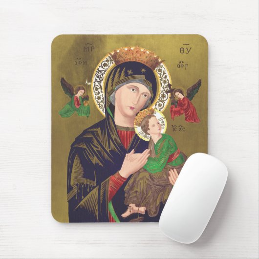 Unsere Lady der ständigen Hilfe Mousepad (Mit Mouse)