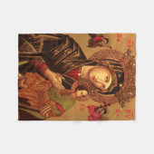 Unsere Lady der ständigen Hilfe Original-Version Fleecedecke (Vorderseite (Horizontal))