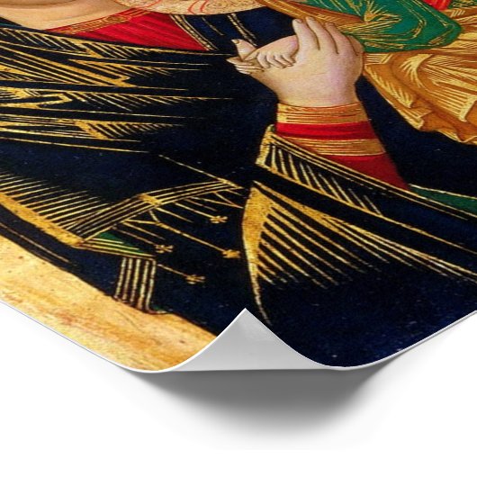 Unsere Lady der ständigen Hilfe Poster (Ecke)