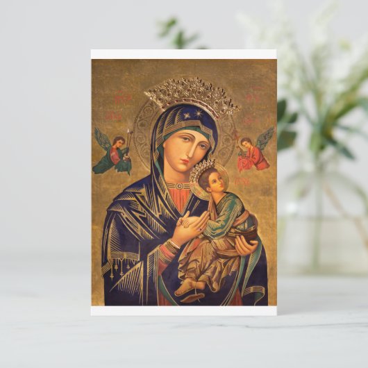 Unsere Lady der ständigen Hilfe Save The Date (Stehend Vorderseite)