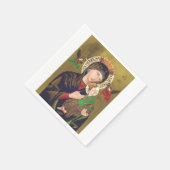 Unsere Lady der ständigen Hilfe Serviette (Ecke)