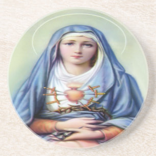 Unsere Lady der Trauern Getränkeuntersetzer