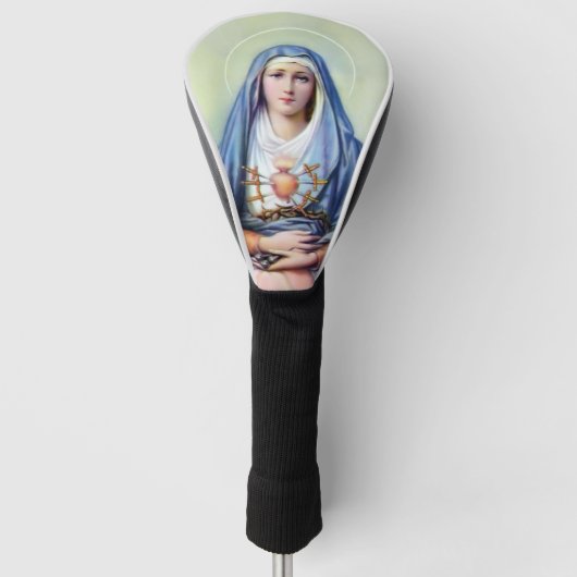Unsere Lady der Trauern Golf Headcover (Vorderseite)