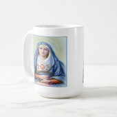 Unsere Lady der Trauern Kaffeetasse (Vorderseite Links)