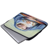 Unsere Lady der Trauern Laptopschutzhülle (Vorne Knopf)