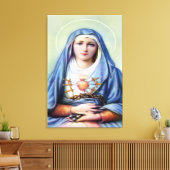 Unsere Lady der Trauern Leinwanddruck (Insitu (Wohnzimmer))