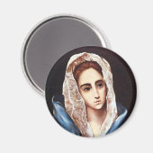 Unsere Lady der Trauern Magnet (Vorderseite/Rückseite)