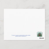 Unsere Lady der Trauern Postkarte (Rückseite)