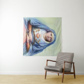 Unsere Lady der Trauern Wandteppich (Beispiel (Horizontal))