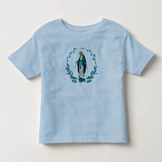 Unsere Lady der wunderbaren Medaille Kleinkind T-shirt (Vorderseite)