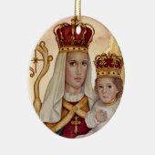 Unsere Lady des guten Erfolgs Keramik Ornament (Rechts)