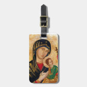 Unsere Lady des Icon der ständigen Hilfe Gepäckanhänger (Vorderseite vertikal)