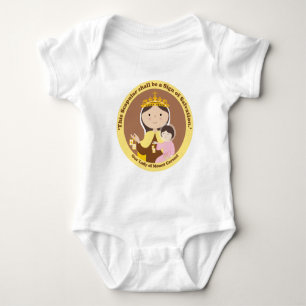 Unsere Lady des Monte Carmel Baby Strampler