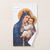 Unsere Lady des Monte Carmel Badhandtuch Set (Handtuch)