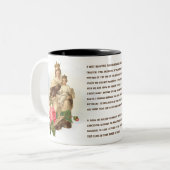 Unsere Lady des Monte Carmel Gebet Jesus Scapular Zweifarbige Tasse (Vorderseite Links)