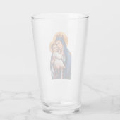 Unsere Lady des Monte Carmel Glas (Rückseite)