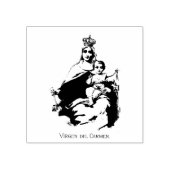 Unsere Lady des Monte Carmel Gummistempel (Prägung)