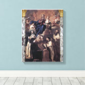 Unsere Lady des Monte Carmel Leinwanddruck (Insitu (Holzboden))