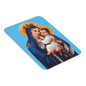 Unsere Lady des Monte Carmel Magnet (Rechte Seite)