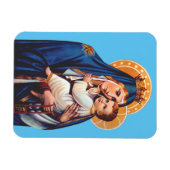 Unsere Lady des Monte Carmel Magnet (Horizontal)